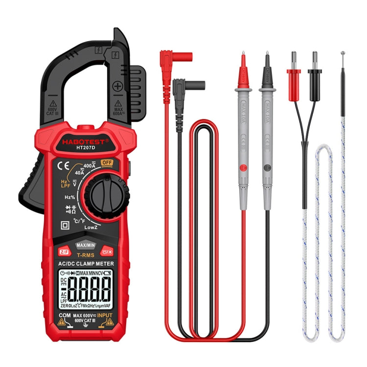 HABOTEST HT207D Multimetro a pinza digitale multifunzionale, HT207D
