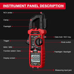 Multimetro a pinza digitale HABOTEST HT207D 600V 400A