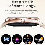 V66 1.28 pollici BT5.0 Smart Watch Supporta rilevamento della frequenza cardiaca / sonno, Steel Strap, Silicone Strap