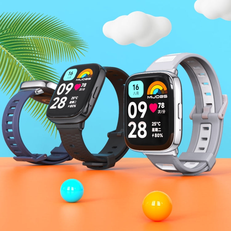 Cinturino per orologio in TPU traspirante con foro piatto Mijobs, For Redmi Watch 3 Lite / Watch 3 Active
