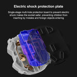 Pannello interruttori LED in alluminio 86x86 mm