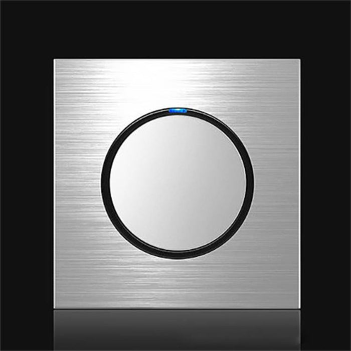 Pannello interruttori LED con trafilatura in alluminio grigio da 86 mm, One Billing Control, One Open Dual Control, Two Billing Control, Two Open Dual Control, Triple Billing Control, Triple Open Dual Control, Four Open Dual Control                    ...