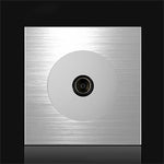 Pannello interruttori LED in alluminio 86x86 mm