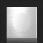 Pannello interruttori LED in alluminio 86x86 mm