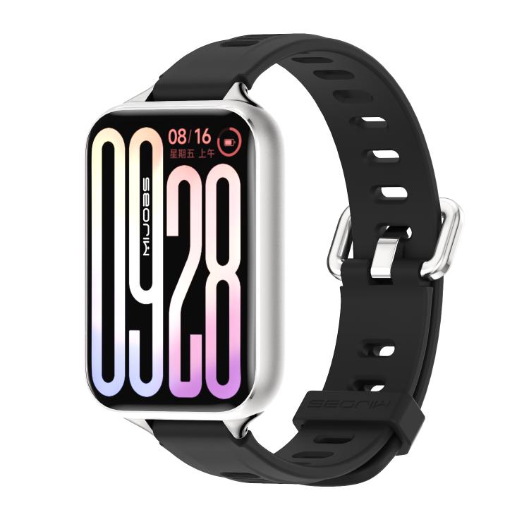 Cinturino per orologio in silicone traspirante con foro piatto Mijobs, For Xiaomi Band 10 Pro / Redmi Watch 6 / 5