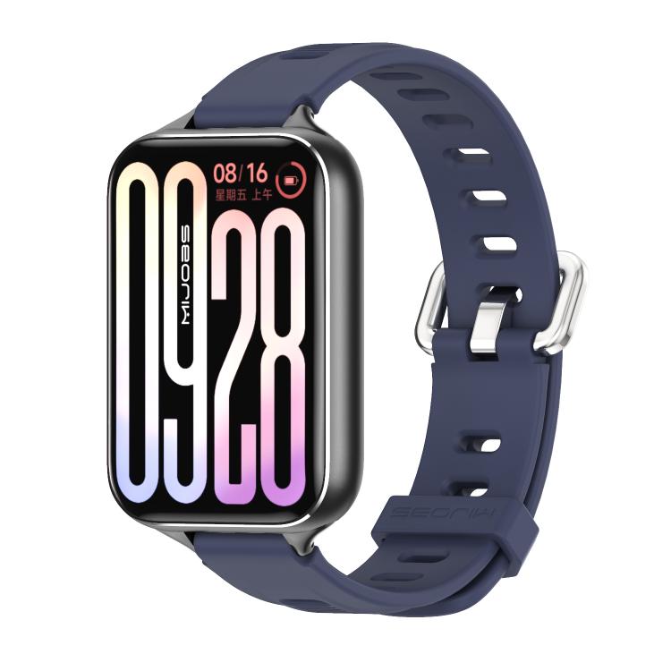 Cinturino per orologio in silicone traspirante con foro piatto Mijobs, For Xiaomi Band 10 Pro / Redmi Watch 6 / 5
