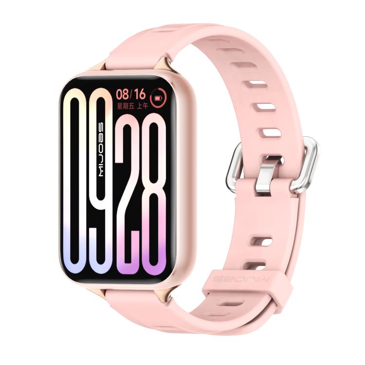 Cinturino per orologio in silicone traspirante con foro piatto Mijobs, For Xiaomi Band 10 Pro / Redmi Watch 6 / 5