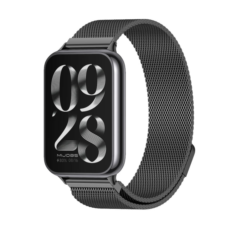 Cinturino per orologio magnetico in acciaio inossidabile Mijobs Milan, For Xiaomi Band 10 Pro / Redmi Watch 6 / 5