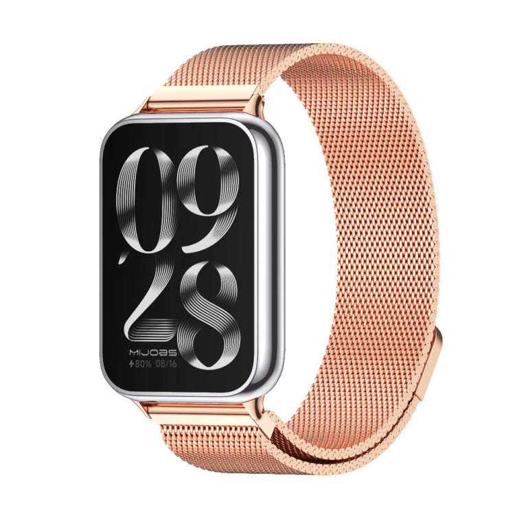 Cinturino per orologio magnetico in acciaio inossidabile Mijobs Milan, For Xiaomi Band 10 Pro / Redmi Watch 6 / 5
