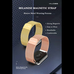Cinturino per orologio magnetico in acciaio inossidabile Mijobs Milan, For Xiaomi Band 10 Pro / Redmi Watch 6 / 5