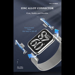 Cinturino per orologio magnetico in acciaio inossidabile Mijobs Milan, For Xiaomi Band 10 Pro / Redmi Watch 6 / 5