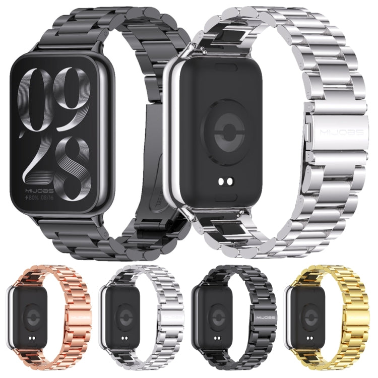 Cinturino per orologio in acciaio inossidabile a tre sfere Mijobs, For Xiaomi Band 10 Pro / Redmi Watch 6 / 5