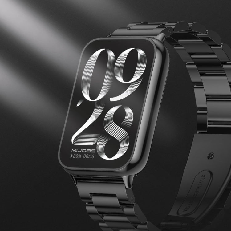 Cinturino per orologio in acciaio inossidabile a tre sfere Mijobs, For Xiaomi Band 10 Pro / Redmi Watch 6 / 5