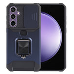 Custodia per PC con slot per scheda di protezione della fotocamera + custodia per telefono in TPU, For Samsung Galaxy S23 FE 5G, For Samsung Galaxy S24 Ultra 5G, For Samsung Galaxy A55