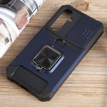 Custodia per PC con slot per scheda di protezione della fotocamera + custodia per telefono in TPU, For Samsung Galaxy S23 FE 5G, For Samsung Galaxy S24 Ultra 5G, For Samsung Galaxy A55
