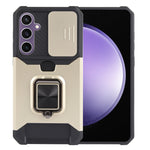 Custodia per PC con slot per scheda di protezione della fotocamera + custodia per telefono in TPU, For Samsung Galaxy S23 FE 5G, For Samsung Galaxy S24 Ultra 5G, For Samsung Galaxy A55