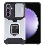 Custodia per PC con slot per scheda di protezione della fotocamera + custodia per telefono in TPU, For Samsung Galaxy S23 FE 5G, For Samsung Galaxy S24 Ultra 5G, For Samsung Galaxy A55