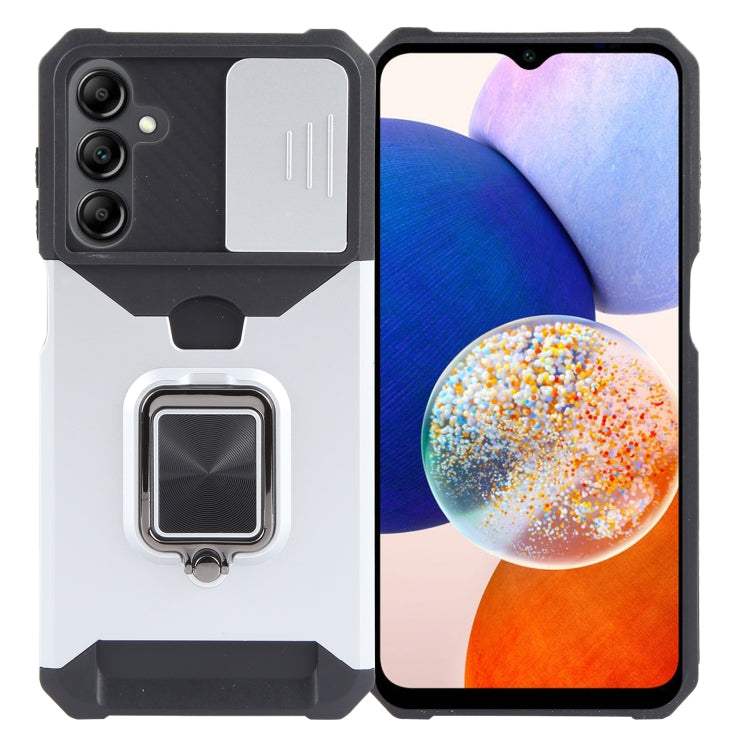 Custodia per PC con slot per scheda di protezione della fotocamera + custodia per telefono in TPU, For Samsung Galaxy A15, For Samsung Galaxy A25