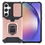 Custodia per PC con slot per scheda di protezione della fotocamera + custodia per telefono in TPU, For Samsung Galaxy S23 FE 5G, For Samsung Galaxy S24 Ultra 5G, For Samsung Galaxy A55