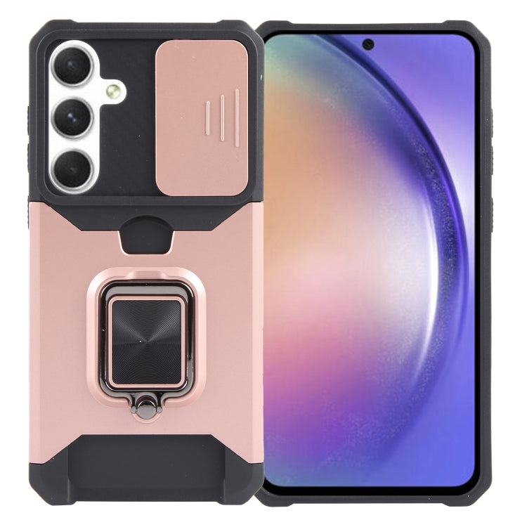 Custodia per PC con slot per scheda di protezione della fotocamera + custodia per telefono in TPU, For Samsung Galaxy S23 FE 5G, For Samsung Galaxy S24 Ultra 5G, For Samsung Galaxy A55