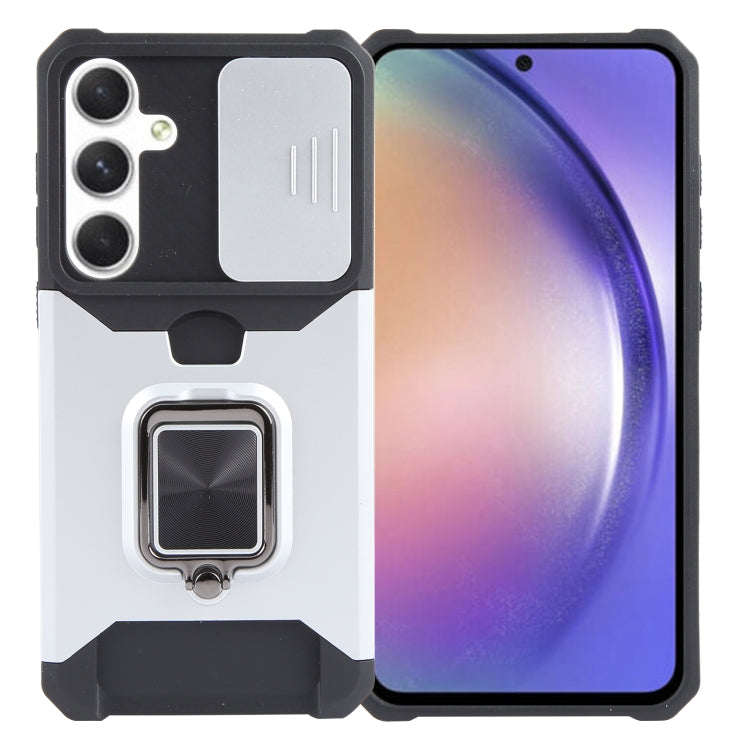 Custodia per PC con slot per scheda di protezione della fotocamera + custodia per telefono in TPU, For Samsung Galaxy S23 FE 5G, For Samsung Galaxy S24 Ultra 5G, For Samsung Galaxy A55