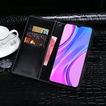 Custodia portafoglio in pelle effetto coccodrillo con slot carte