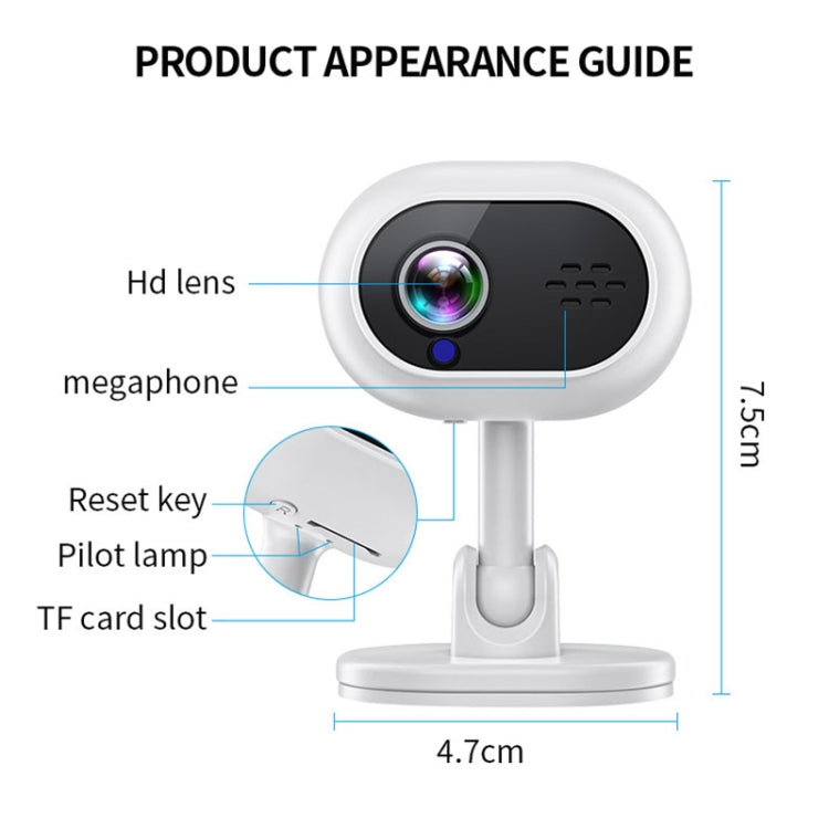 Telecamera di sorveglianza WiFi 1080P con visione notturna