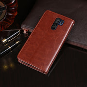 idewei Custodia in pelle a vibrazione orizzontale Crazy Horse Texture con supporto e slot per carte e portafoglio, For Xiaomi Redmi 9, For Xiaomi Poco M2 Pro, For Xiaomi Redmi 9A