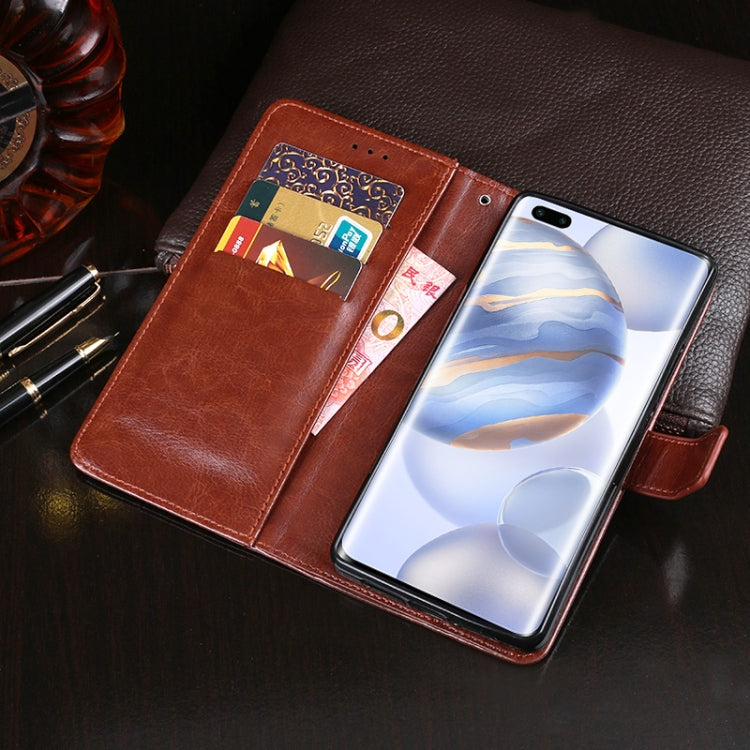 Custodia portafoglio in pelle effetto Crazy Horse per Huawei Y8p