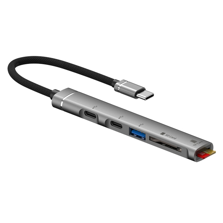 Lettore schede USB-C 5 in 1 con USB, SD e TF