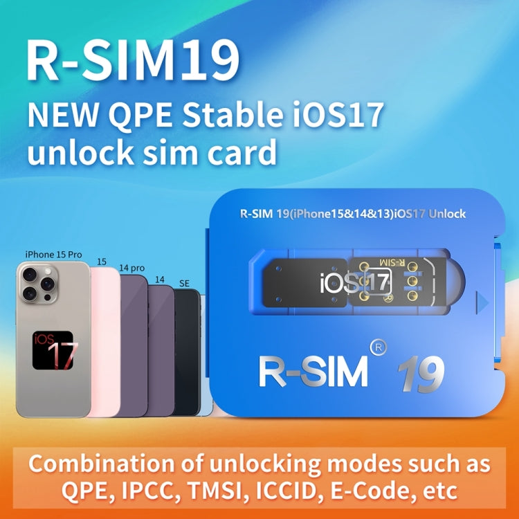 R-SIM 19 scheda sblocco universale 5G per iOS17