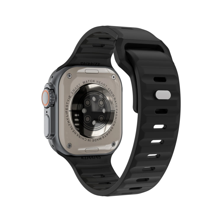 iW9 Ultra Orologio intelligente per chiamate con schermo da 2,04 pollici, Chiamata BT / Frequenza cardiaca / Pressione sanguigna / Ossigeno nel sangue