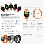 iW9 Ultra Orologio intelligente per chiamate con schermo da 2,04 pollici, Chiamata BT / Frequenza cardiaca / Pressione sanguigna / Ossigeno nel sangue