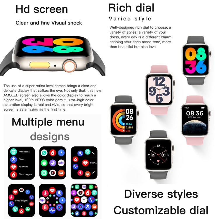 Bracciale intelligente Q9, orologio intelligente impermeabile da 2,01 pollici, chiamata BT/frequenza cardiaca/pressione sanguigna/ossigeno nel sangue