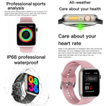 Bracciale intelligente Q9, orologio intelligente impermeabile da 2,01 pollici, chiamata BT/frequenza cardiaca/pressione sanguigna/ossigeno nel sangue