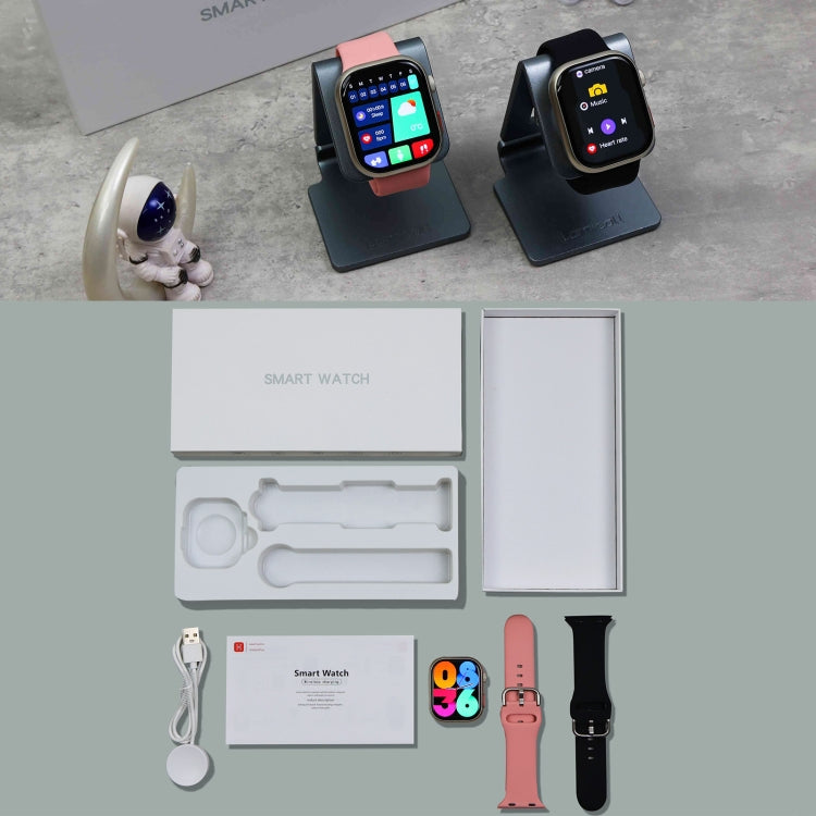 Bracciale intelligente Q9, orologio intelligente impermeabile da 2,01 pollici, chiamata BT/frequenza cardiaca/pressione sanguigna/ossigeno nel sangue