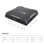 X96 Max+ 4K Smart TV Box Android 9.0 4GB 32GB