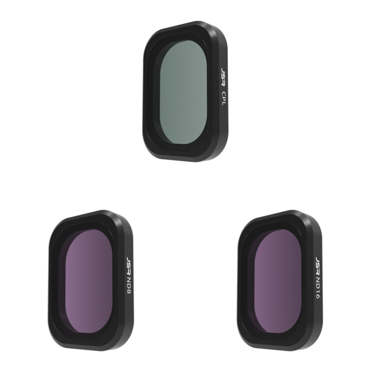 Per filtro obiettivo fotocamera DJI OSMO Pocket 3 JSR serie CB, MCUV, CPL, ND8, ND16, ND32, ND64, ND256, ND1000, ND8PL, ND16PL, ND32PL, ND64PL, 1/8 Black Mist Filter, NIGHT, STAR, 3 in 1 CPL ND8/16, 3 in 1 ND16/64/256, 4 in 1 CPL ND16/32/64            ...