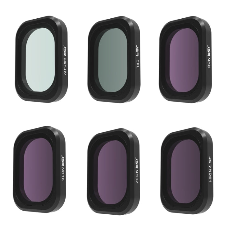 Per filtro obiettivo fotocamera DJI OSMO Pocket 3 JSR serie CB, MCUV, CPL, ND8, ND16, ND32, ND64, ND256, ND1000, ND8PL, ND16PL, ND32PL, ND64PL, 1/8 Black Mist Filter, NIGHT, STAR, 3 in 1 CPL ND8/16, 3 in 1 ND16/64/256, 4 in 1 CPL ND16/32/64            ...