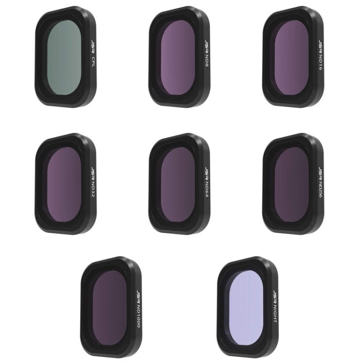 Per filtro obiettivo fotocamera DJI OSMO Pocket 3 JSR serie CB, MCUV, CPL, ND8, ND16, ND32, ND64, ND256, ND1000, ND8PL, ND16PL, ND32PL, ND64PL, 1/8 Black Mist Filter, NIGHT, STAR, 3 in 1 CPL ND8/16, 3 in 1 ND16/64/256, 4 in 1 CPL ND16/32/64            ...