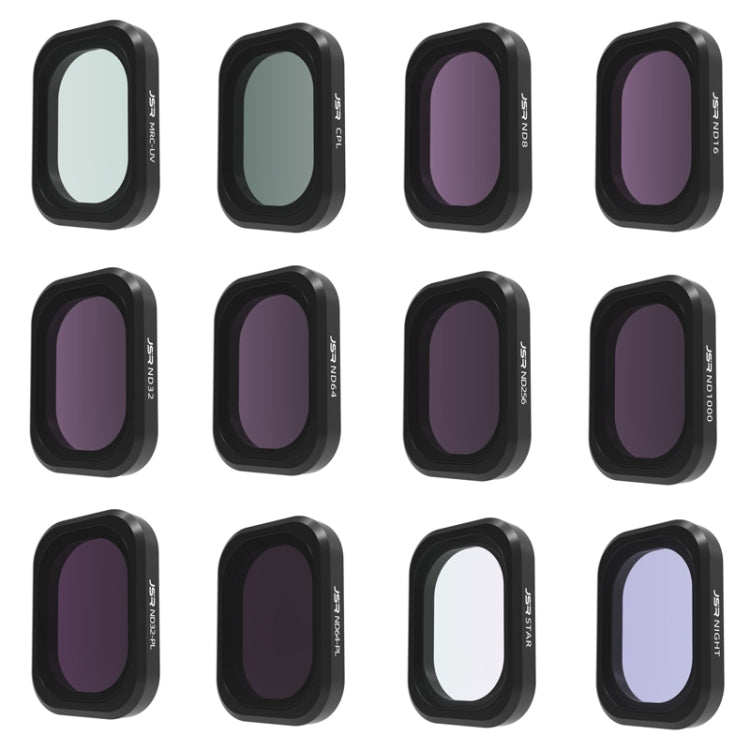 Per filtro obiettivo fotocamera DJI OSMO Pocket 3 JSR serie CB, MCUV, CPL, ND8, ND16, ND32, ND64, ND256, ND1000, ND8PL, ND16PL, ND32PL, ND64PL, 1/8 Black Mist Filter, NIGHT, STAR, 3 in 1 CPL ND8/16, 3 in 1 ND16/64/256, 4 in 1 CPL ND16/32/64            ...