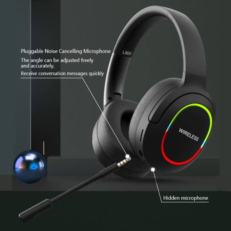 Cuffie da gioco wireless pieghevoli L800 con microfono