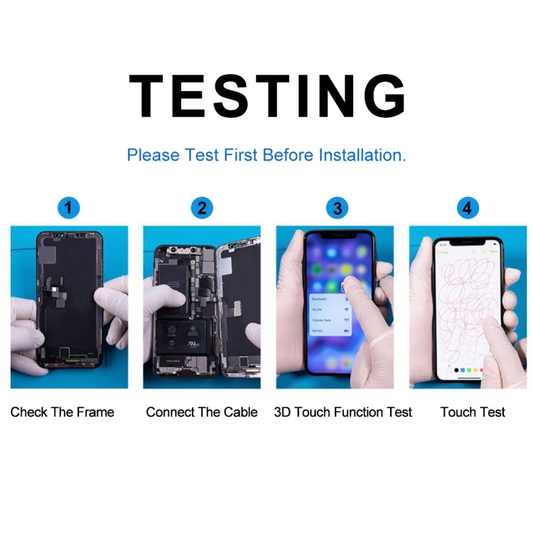 Schermo LCD in-cell con digitalizzatore assemblaggio completo, For iPhone 12 Pro, For iPhone 11 Pro Max, For iPhone 11(Incell), For iPhone 11 Pro, For iPhone XS, For iPhone XS Max, For iPhone X