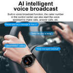 Bracciale intelligente GT3, orologio intelligente da 1,5 pollici, chiamata Bluetooth/frequenza cardiaca/pressione sanguigna/ossigeno nel sangue
