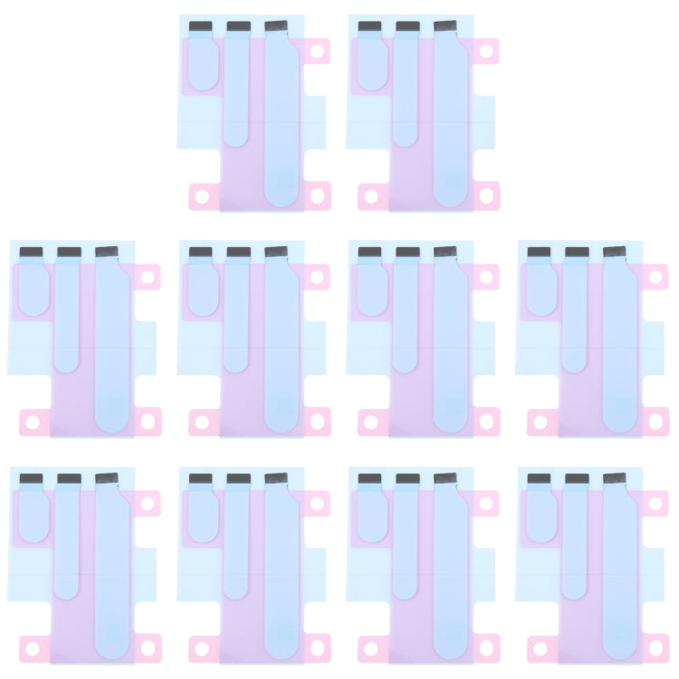 10 adesivi con nastro adesivo per batteria, For iPhone 16 Pro Max, For iPhone 16 Pro, For iPhone 16 Plus, For iPhone 16, For iPhone 15 Pro Max, For iPhone 15 Pro, For iPhone 15 Plus, For iPhone 15