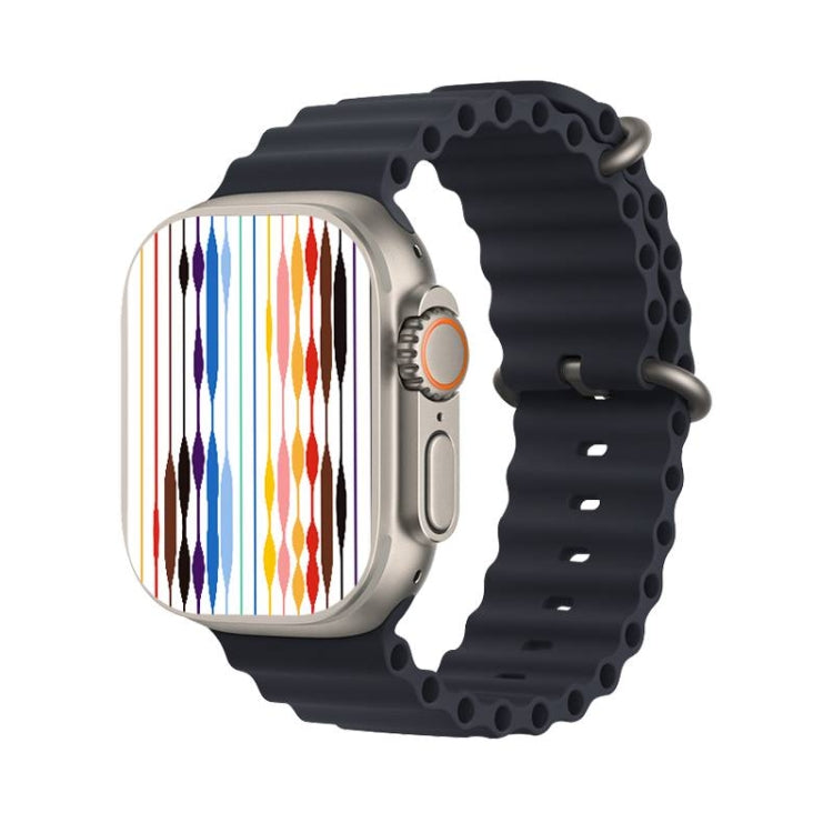 Bracciale intelligente S800 Ultra Max, orologio intelligente con cinturino in silicone da 1,5 pollici, chiamata Bluetooth / frequenza cardiaca / pressione sanguigna / ossigeno nel sangue