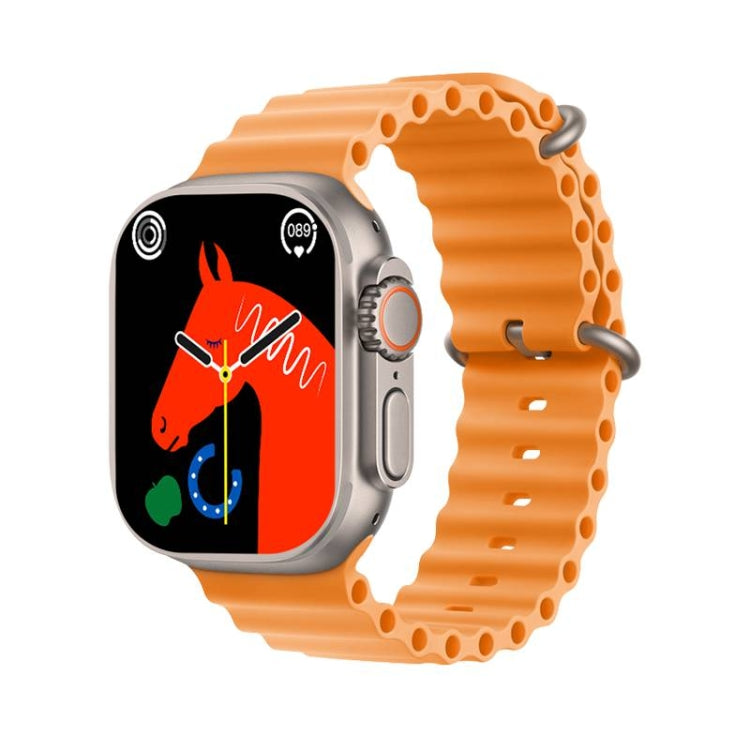 Bracciale intelligente S800 Ultra Max, orologio intelligente con cinturino in silicone da 1,5 pollici, chiamata Bluetooth / frequenza cardiaca / pressione sanguigna / ossigeno nel sangue