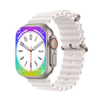 Bracciale intelligente S800 Ultra Max, orologio intelligente con cinturino in silicone da 1,5 pollici, chiamata Bluetooth / frequenza cardiaca / pressione sanguigna / ossigeno nel sangue