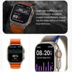 Bracciale intelligente S800 Ultra Max, orologio intelligente con cinturino in silicone da 1,5 pollici, chiamata Bluetooth / frequenza cardiaca / pressione sanguigna / ossigeno nel sangue