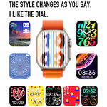 Bracciale intelligente S800 Ultra Max, orologio intelligente con cinturino in silicone da 1,5 pollici, chiamata Bluetooth / frequenza cardiaca / pressione sanguigna / ossigeno nel sangue